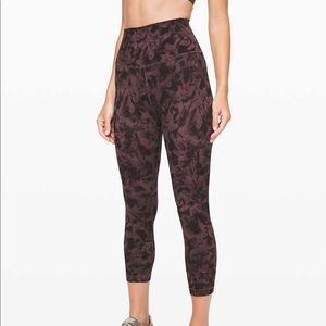 Lululemon Align Crop 21” Mini Dusk Floral